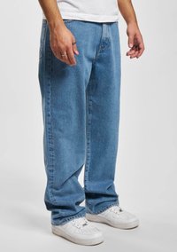 GOETHE BAGGYS - Relaxed fit jeans - mid blue