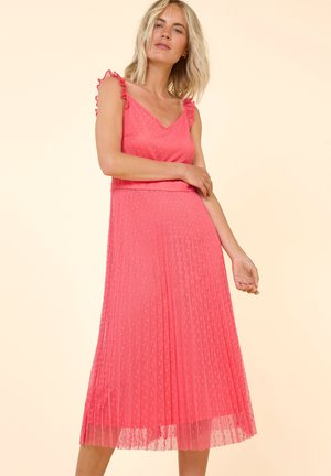 Day dress - calypso rot