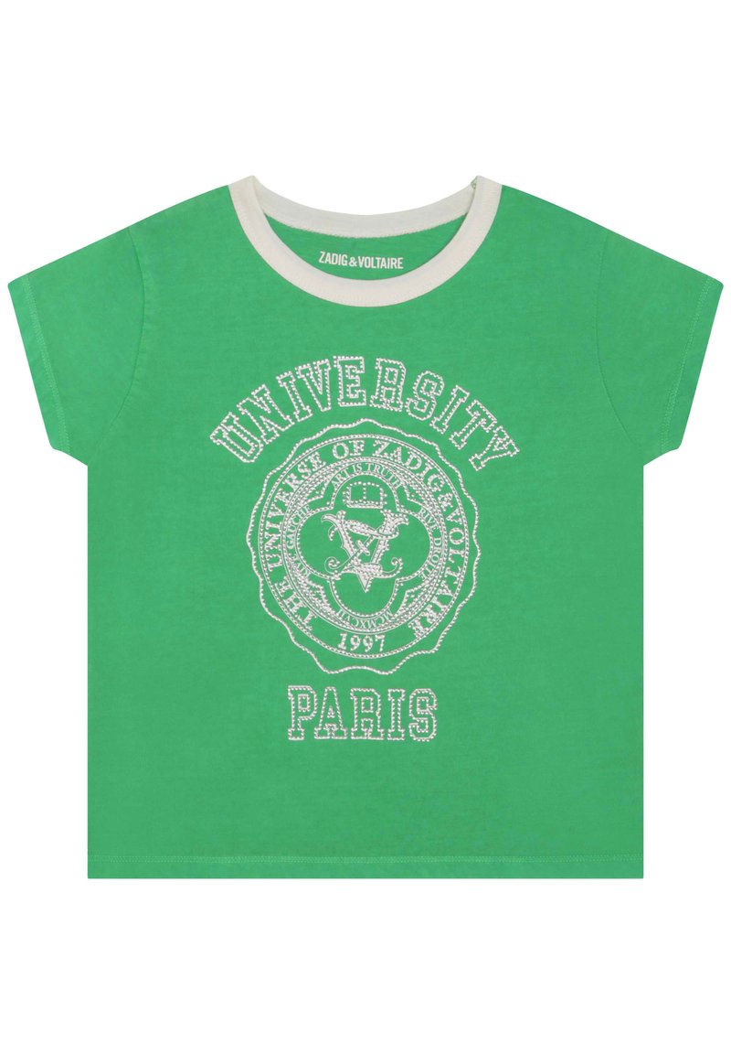 Zadig & Voltaire T-shirt print groen