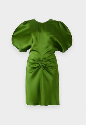 Victoria Beckham GATHERED WAIST MINI DRESS - Cocktailkjole / festkjole - green