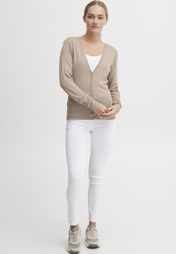 OXHELENE - Cardigan - cement melange3