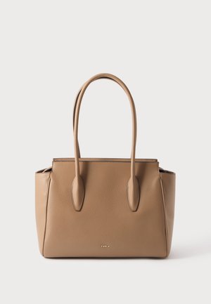 Furla, FURLA AMBRA L TOTE 31 - Дамска чанта - toffee