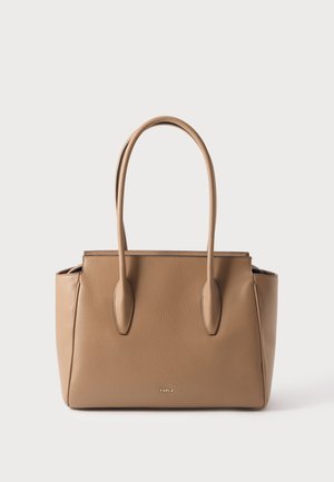 Furla, FURLA AMBRA L TOTE 31 - Дамска чанта - toffee