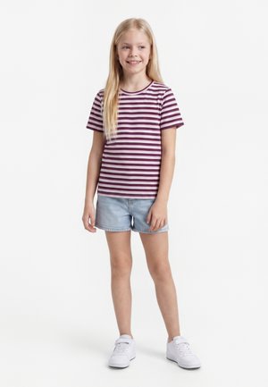 Friboo, 5 PACK - T-Shirt print - bordeaux/beige/light pink