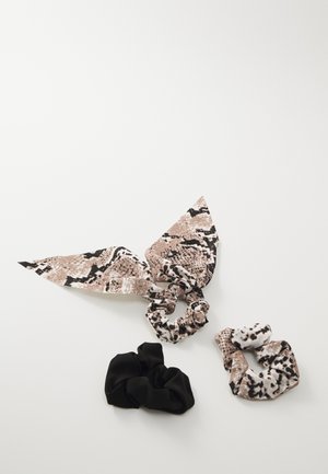 PCRITA SCRUNCHIE 3 PACK - Hair styling accessory - black
