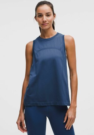 SWIFTLY TANK - Felső - blue twill blue twill