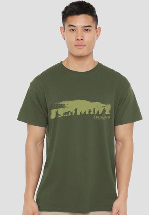 Warner Brothers, LOR THE FELLOWSHIP - Print T-shirt - green