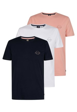 Petrol Industries, PETROL INDUSTRIES T-SHIRT KURZARMSHIRT 3 PACK - T-Shirt basic - schwarz