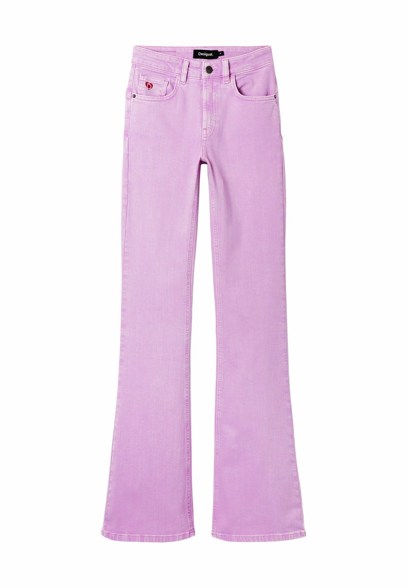 Desigual Flared Jeans donkerroze Desigual Flared Jeans donkerroze