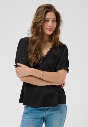 Cream, CRALMINA BLOUSE - Blouse - pitch black