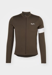 Rapha MENS CORE THERMAL LONG SLEEVE - Μπλούζα ποδηλασίας - deep coffee/white