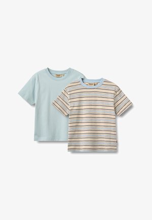 Wheat, 2 T-SHIRT S/S FABIAN - T-shirt con stampa - multi blue stripe