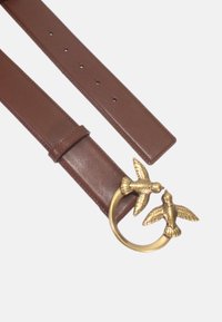 Pinko LOVE BERRY BELT - Ceinture - cuoio antique gold
