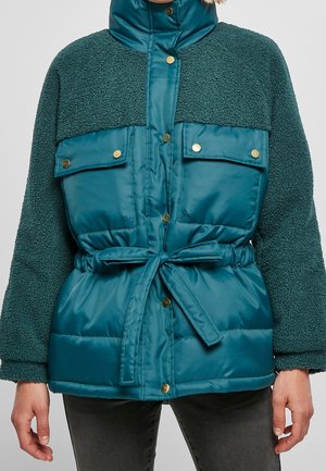 Zimní bunda - turquoise