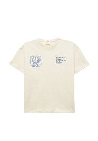 Koton SHORT SLEEVE - Camiseta estampada - beige