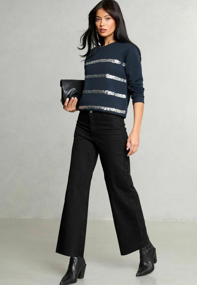 Lipsy REGULAR FIT - ROUND NECK - Felpa - navy