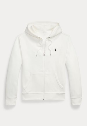 Polo Ralph Lauren, DOUBLE-KNIT FULL-ZIP HOODIE - Суитшърт с цип - white