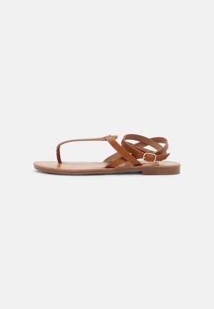 Sandalias de dedo - cognac