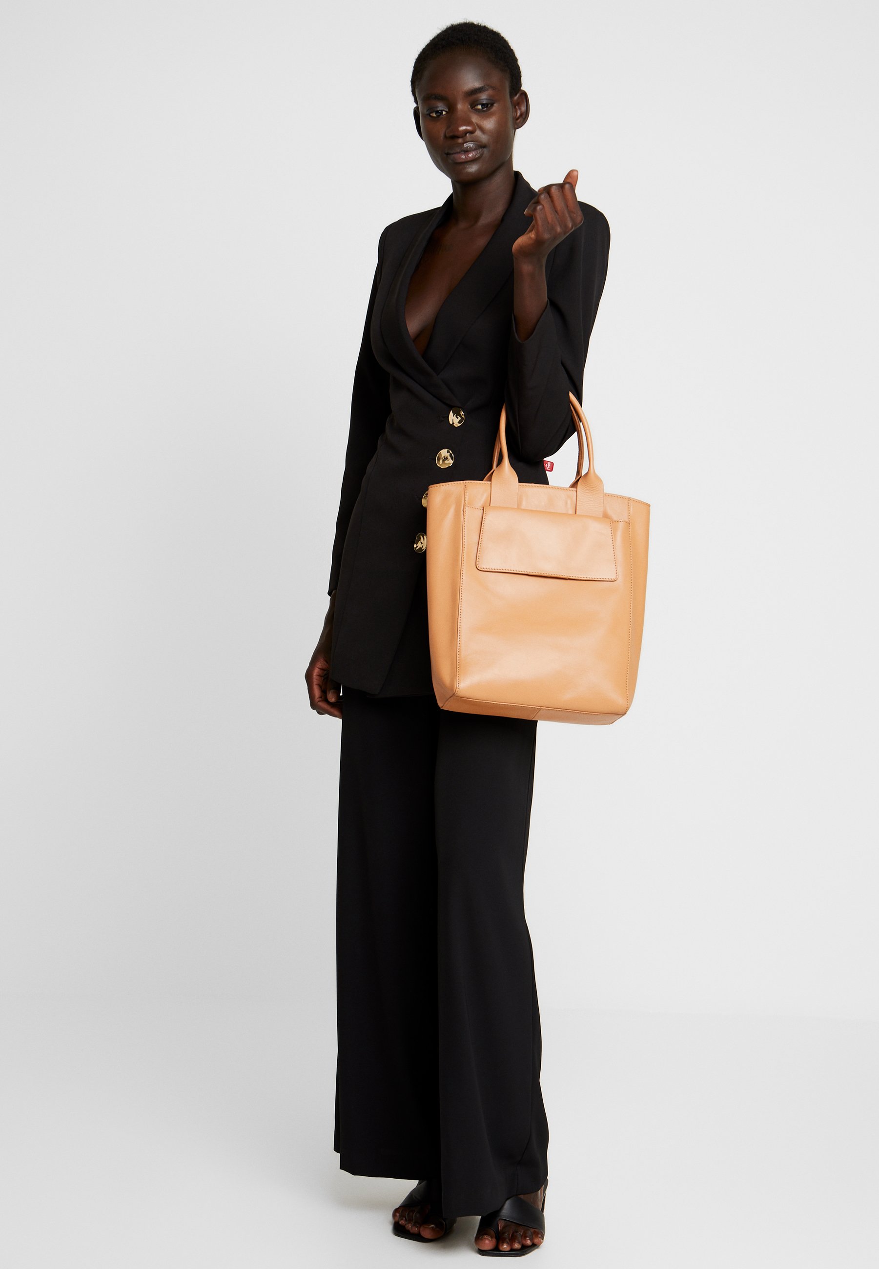 Zign LEATHER Håndveske natural Zalando.no Zign Håndveske natural Zalando.no