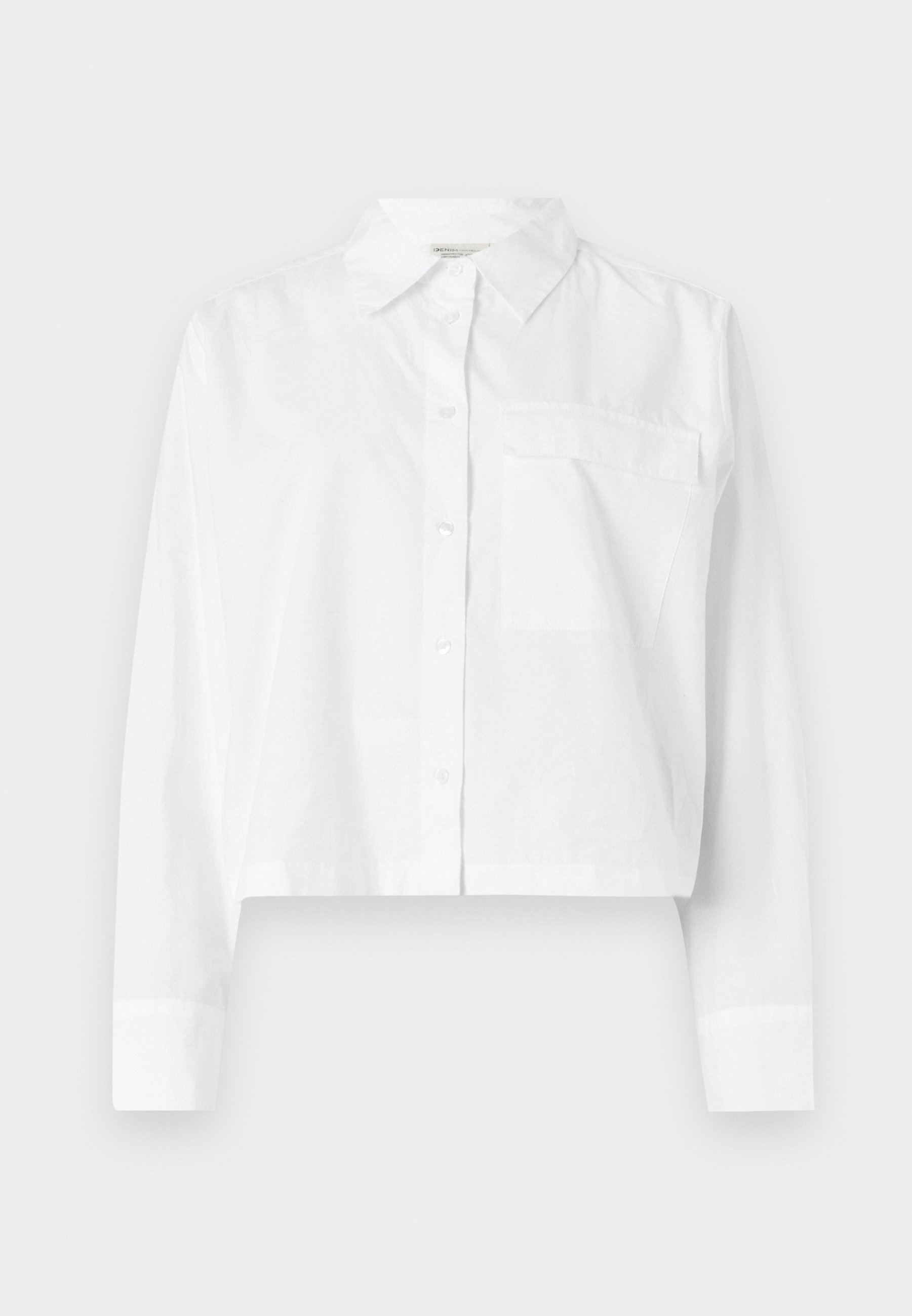 TOM TAILOR DENIM BOXY SHIRT WITH POCKET - Button-down blouse