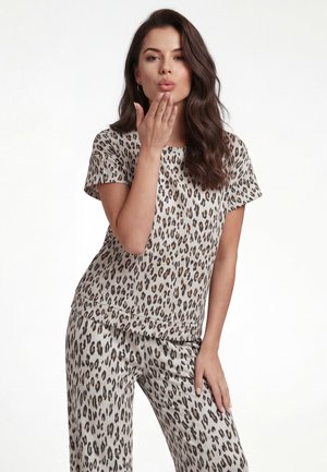 faina, T-shirt print - grey multicolor