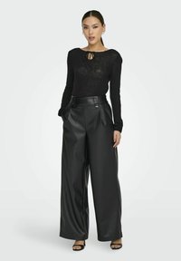 ONLY ONLMISTY STRING - Pullover - black