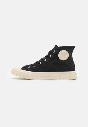 ARMY MONOGRAM - Höga sneakers - black