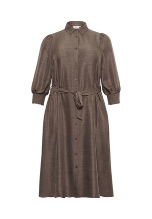 Kaffe Curve Blusenkleid - deep taupe cc