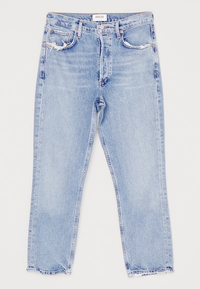 Agolde RILEY - Traperice uskog kroja - light vintage indigo