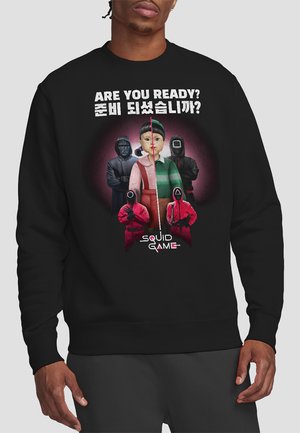 SQUID GAME KOREAN ARE YOU READY - Sweatshirt - black