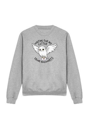 Cotton Soul, HARRY POTTER HOGWARTS LETTER - Sweatshirt - mottled light grey