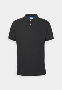 CONTRAST RUGGER - Poloshirts - black