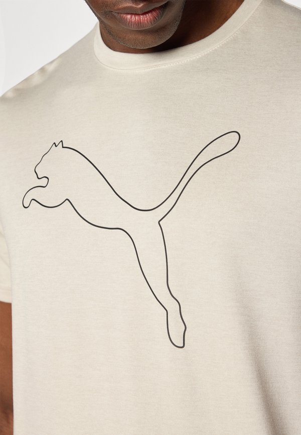 TAD ESSENTIAL HEATHER CAT CF LARGE  - Sports T-shirt - desert dust heather2