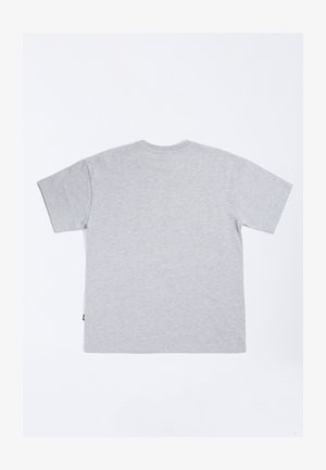 Lyhythihainen t-paita vaaleanharmaana, jossa on pyöreä pääntie ja rento istuvuus. Valmistettu pehmeästä puuvillasta, jossa on sileä pinta.