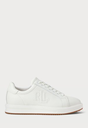 AINSLEY LEATHER SNEAKER - Trainers - snow white