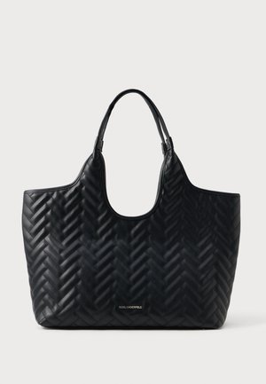 BRICK TOTE - Shopping bag - black