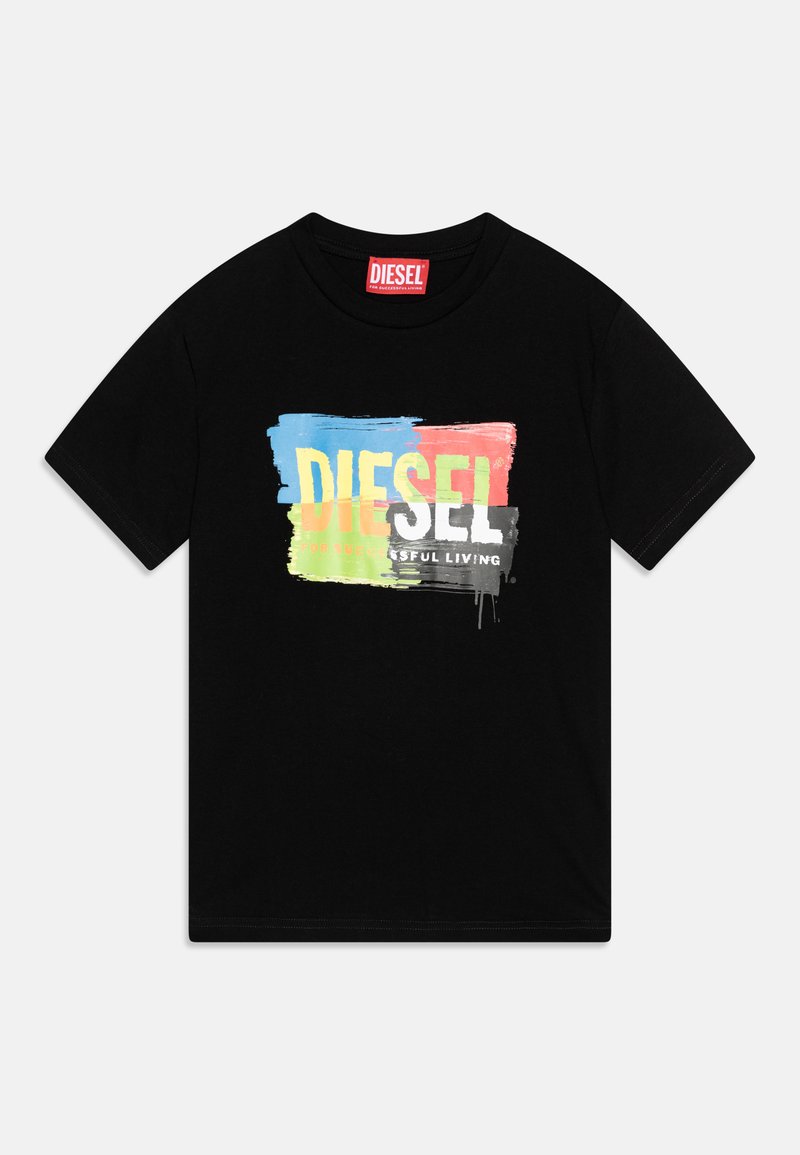 Diesel T-shirt print zwart Diesel T-shirt print zwart