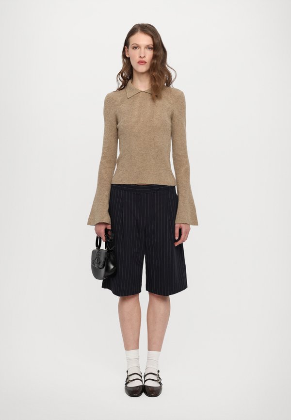 CARMEN COLLAR - Jumper - camel4