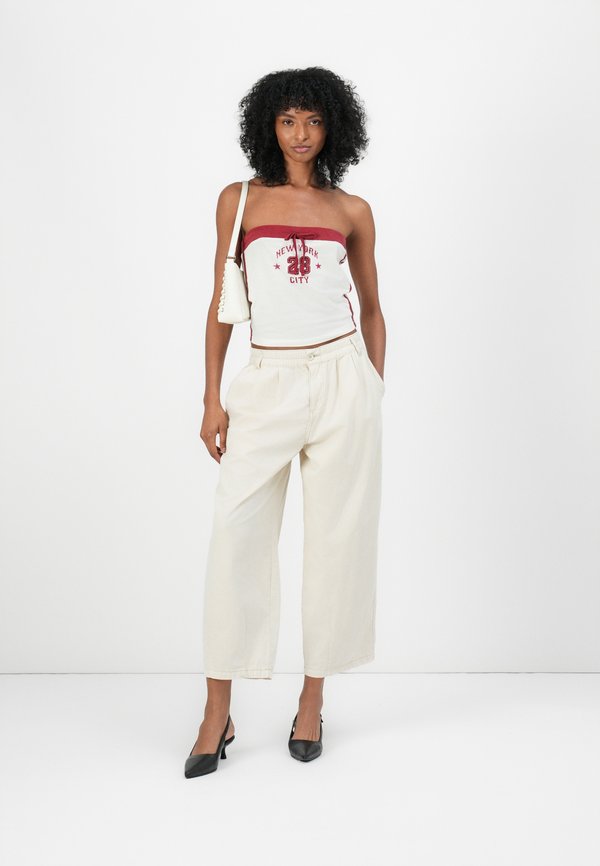 SPORTY BANDEAU - Top - ecru3