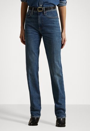 HIGH RISE STRAIGHT JEAN - Straight leg -farkut - telesto wash