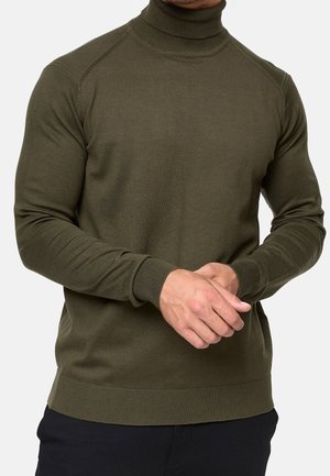 Strickpullover - dark green