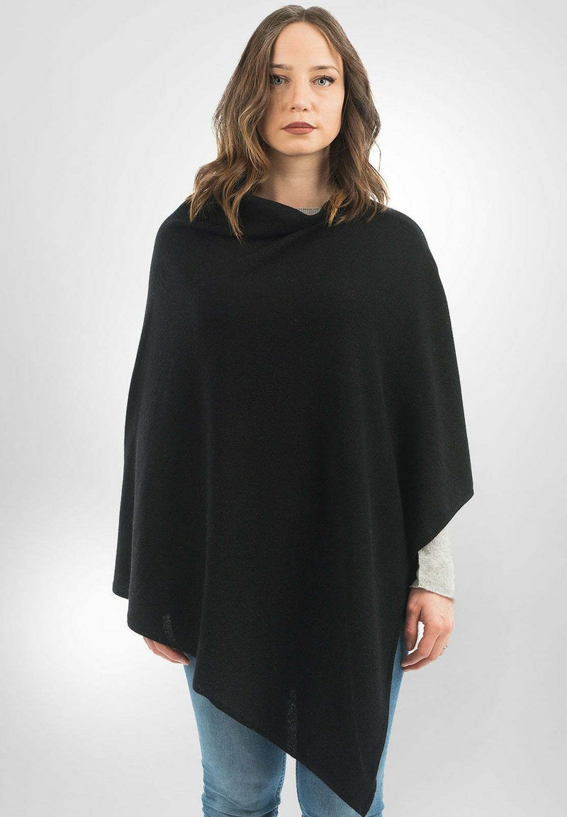 Dalle Piane Cashmere BLEND - Pončo - nero