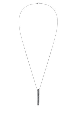 STRUCTURED BAR CHAIN - Halskette - silberfarben