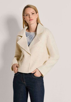 MADELEINE, MADELEINE JACKE DOUBLEFACE-JACKE MIT PAILLETTEN - Blazer - pearl white melange