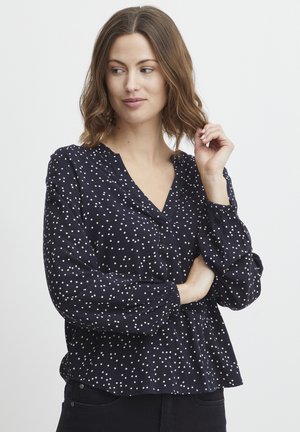 Fransa FRSILJA BL - Blouse - navy blazer mix