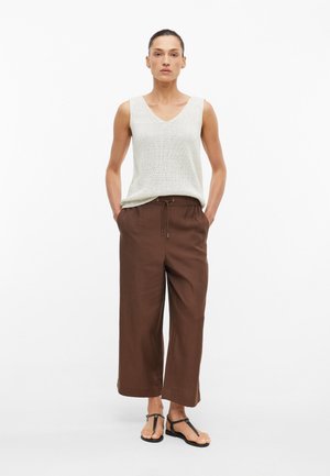 s.Oliver BLACK LABEL, HOSE - Trousers - mokka