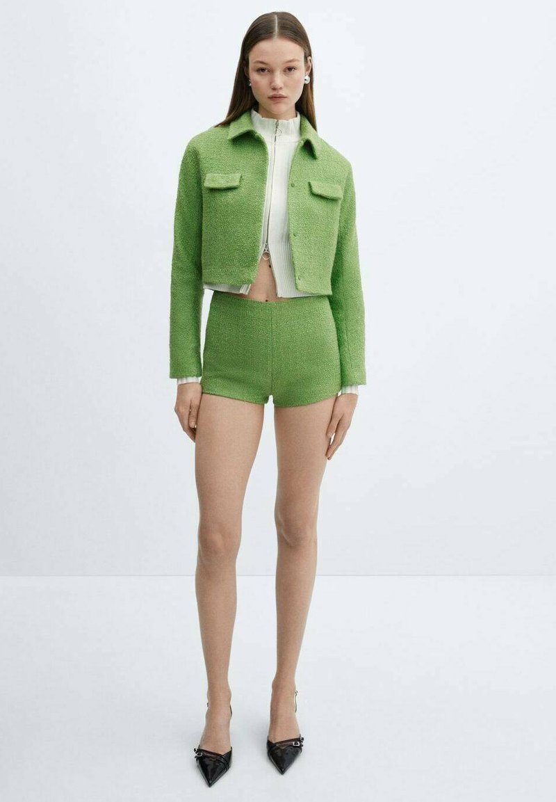 Mango Lichte jas groen