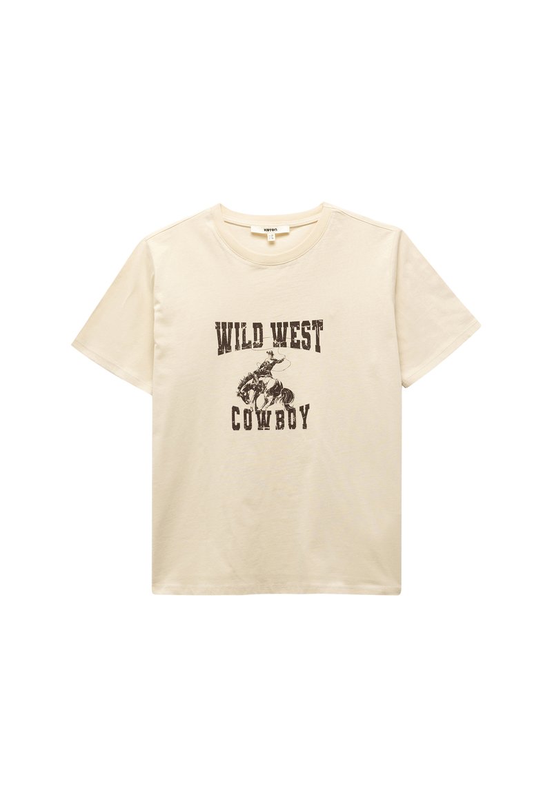 Koton Camiseta estampada - beige