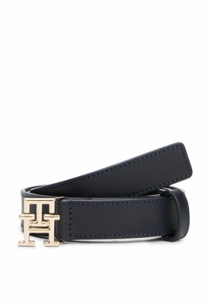 MONOGRAM PLAQUE BUCKLE - Cintura - space blue
