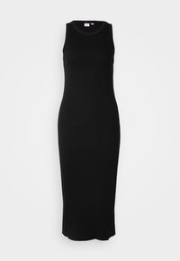 MIDI DRESS - Jerseyjurk - black